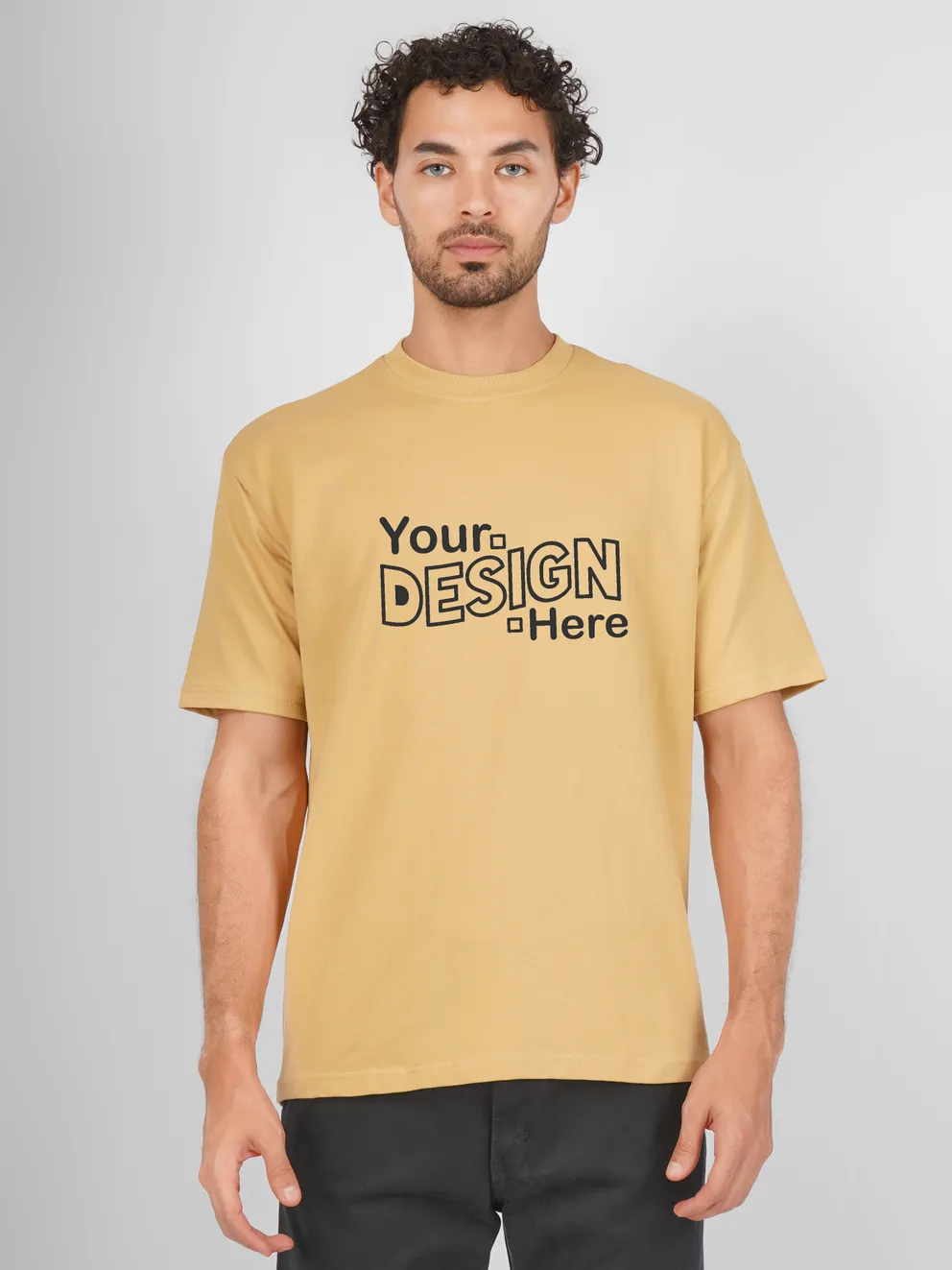 Beige Oversized T-Shirt