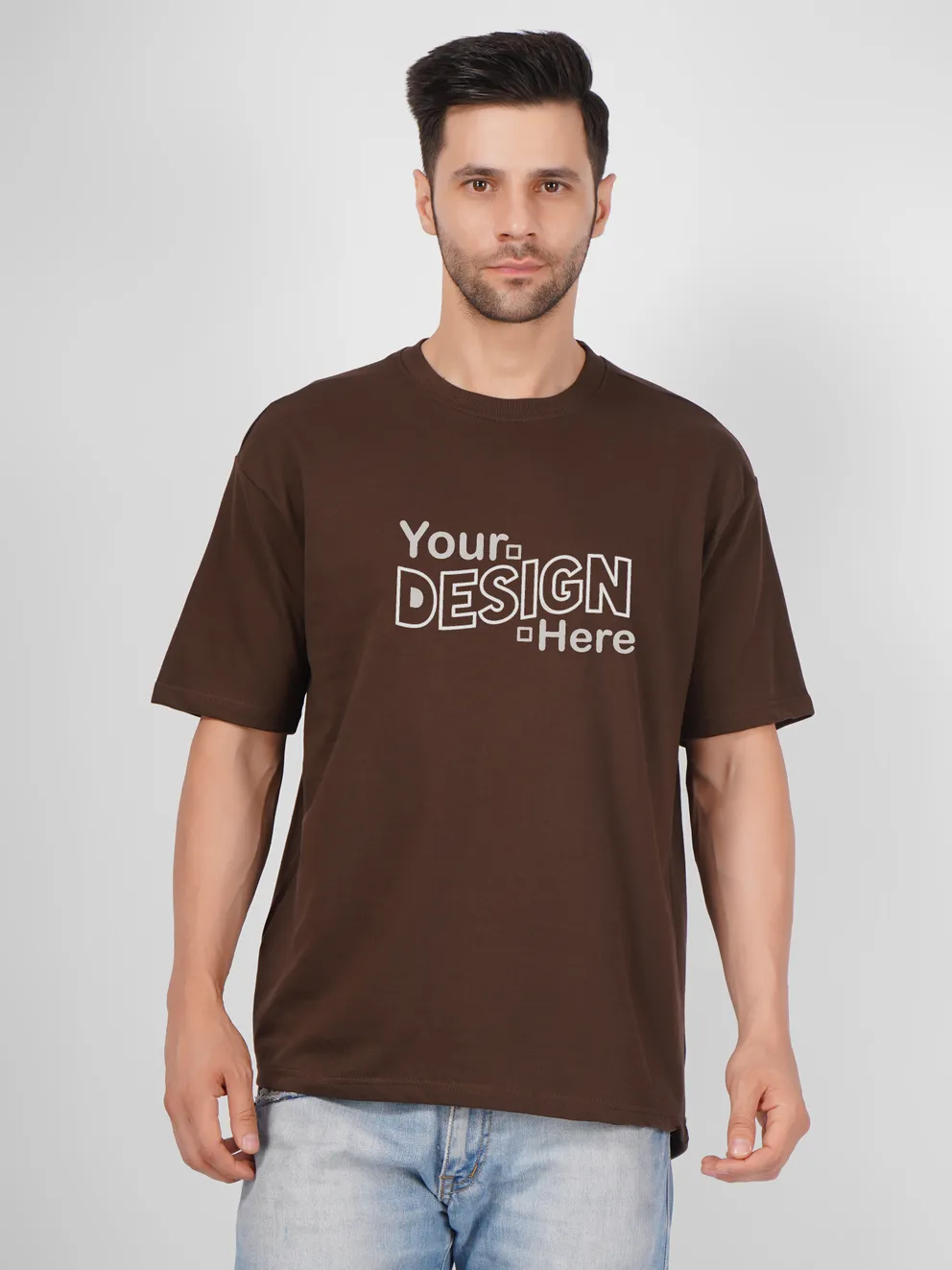 Brown Oversized T-Shirt